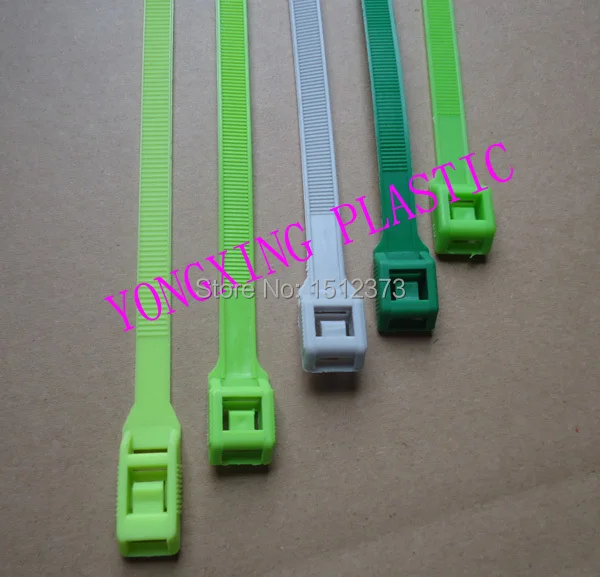 50 pcs/lot nylon Zip safety cable tie 8.0*350 self locking wirein