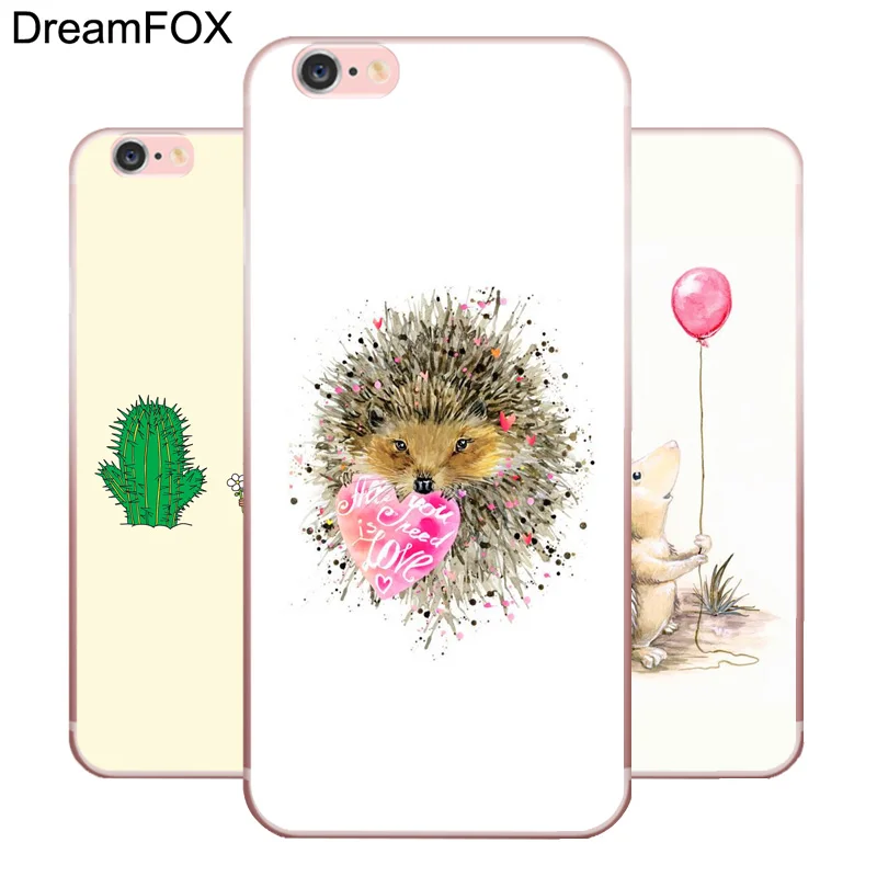 

DREAMFOX N050 Hedgehog Soft TPU Silicone Cover For Apple iPhone XR XS Max 8 X 7 6 6S Plus 5 5S SE 5C 4 4S Case