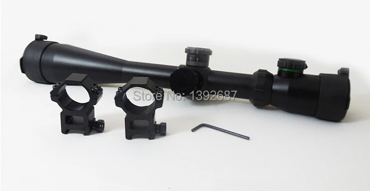 10 40x50 R G Illuminated font b Rangefinder b font Glass Reticular Reticle LongRange Tactical Riflescope