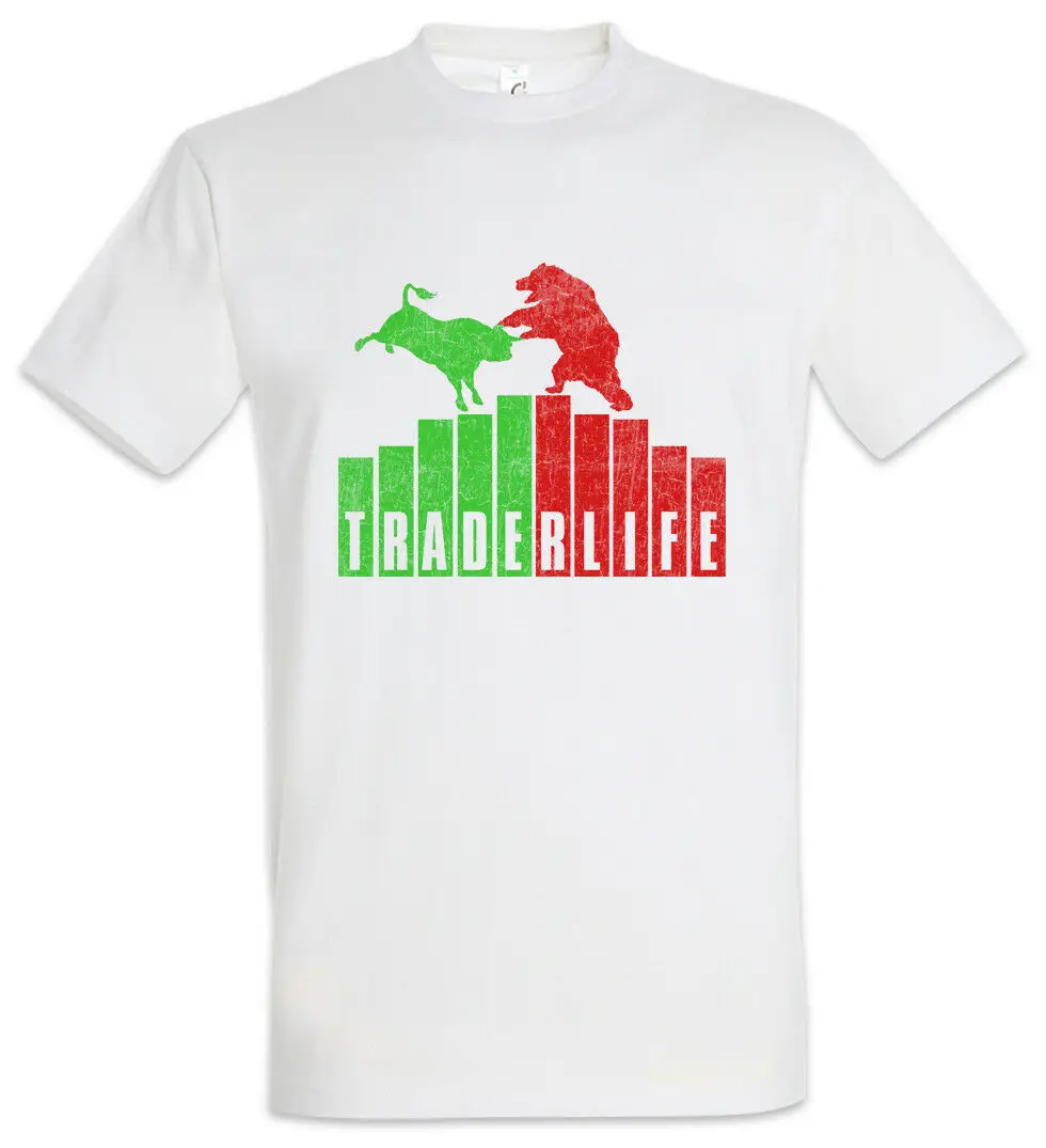 

Trader Life T-Shirt Bearish Bullish Trader Fun Analyst Investment Banker Bulls