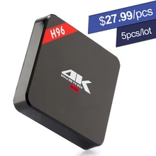 DHL Android TV Box RK3229 Quad Core H96 Mini PC 1GB RAM 8GB ROM 4K 3D Streaming Media Player Wifi OTT Set Top Box DLNA AirPlay