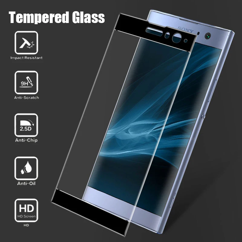 3D закаленное стекло для sony Xperia XA2 Glas Защитная XZ2 X Z 2 компактная Защитная пленка для экрана Snoy XA2 ультра пленка полное покрытие 9H