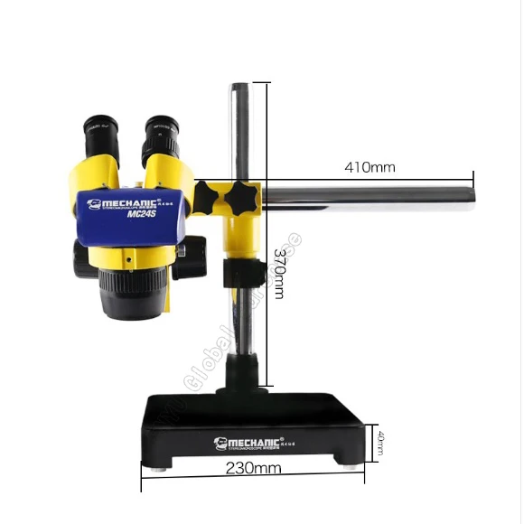 Механик промышленный бинокулярный стерео микроскоп MC24S-L1 высокой четкости двойной шестерни подходит для Мобильный телефон pcb обслуживания
