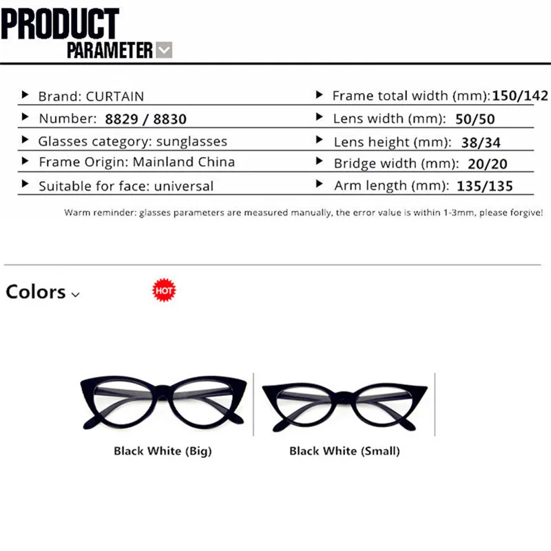 GUANGDU, Классическая мода, ультралегкие солнцезащитные очки кошачий глаз, женские, фирменный дизайн, прозрачные очки, большие и маленькие очки с оправой