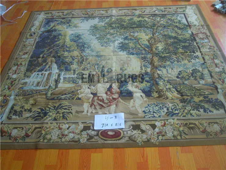 

Tapestry Of Rectangular Shape Wall Tapestry European Tapestry Vintage Aubusson Wool Custom Made Tapestry Wool