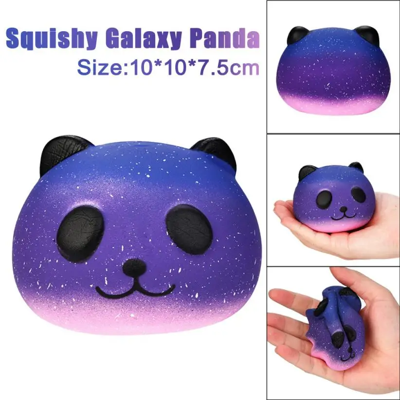 Мягкий медленно растущий Galaxy Cute 10 см панда детский крем ароматизированный мягкий медленно растущий Squeeze детская игрушка 2018MAR23