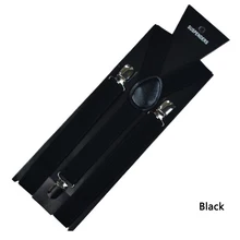 Горячая Распродажа, 3 зажима, штаны, подтяжки, регулируемая эластичная Подвеска для взрослых, ремни, унисекс, y-образные Эластичные подтяжки, ширина 2,5 см