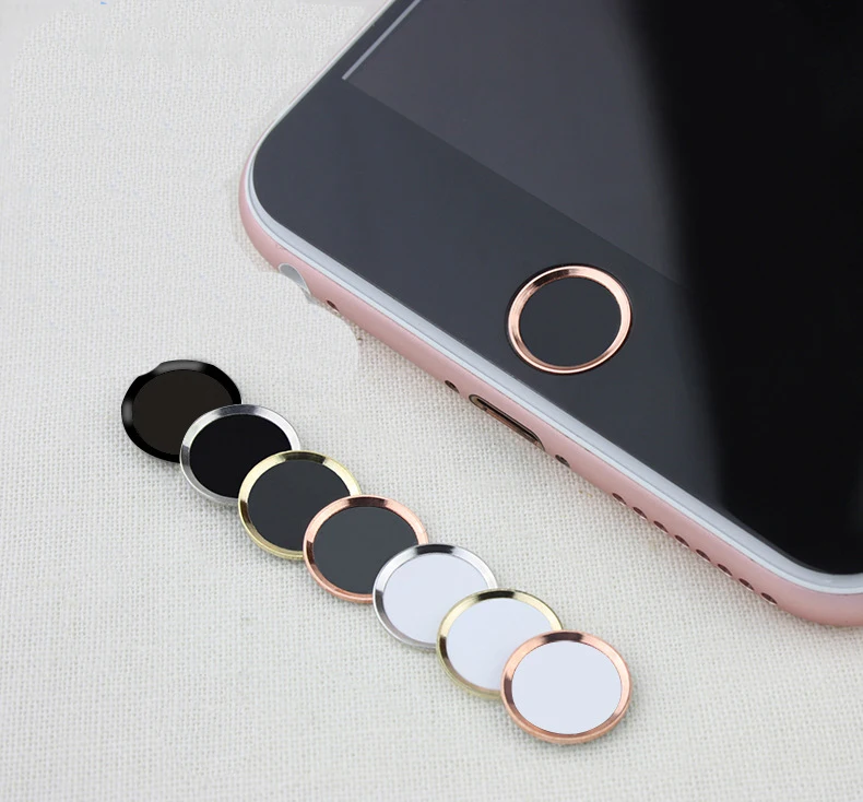 Горячая, алюминиевая наклейка с сенсорной идентификацией для iPhone 8, 7, 7, 6, 6s Plus, 5S, поддержка распознавания отпечатков пальцев, разблокировка сенсорного ключа