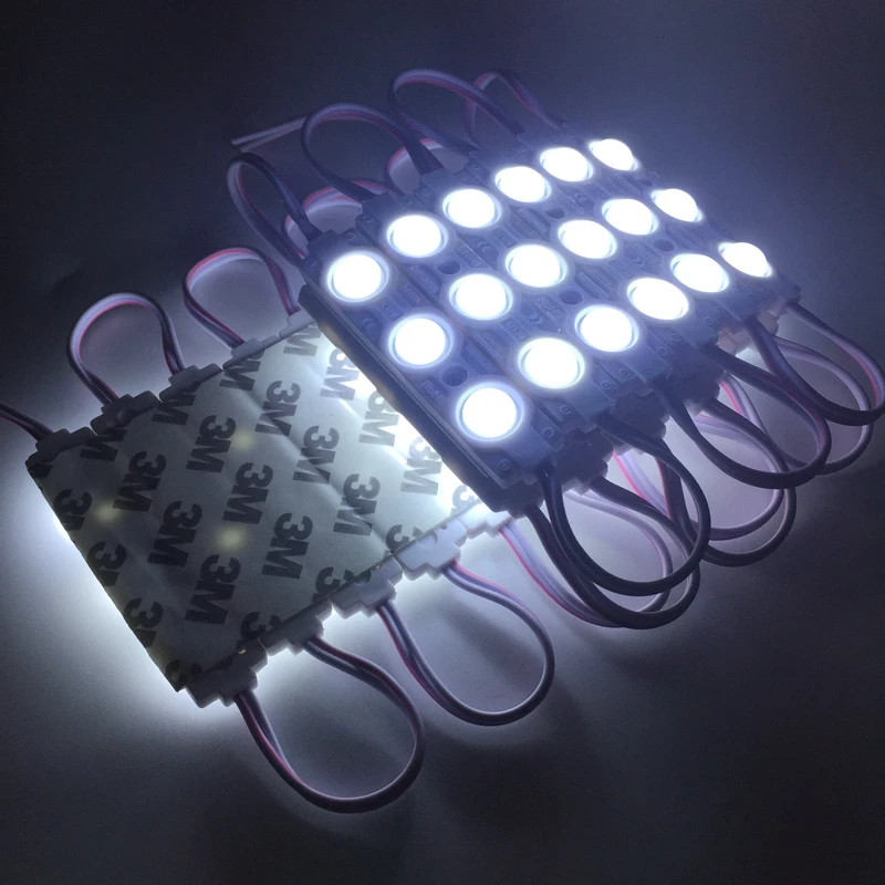 1000 шт инъекции супер светодиодный модуль с объективом SMD5730 DC12V 3 LED 1 5 W 160lm IP65 75 мм * 15