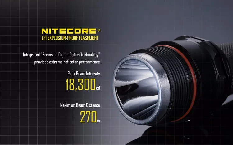 Desconto Ef1 830lm Explosão prova Nitecore Levou Lanterna Tática Protorch ex d ii c t5 gb Indústrias Perigosas Incluindo Terra 8 explosão led lanterna tática protorch ex d