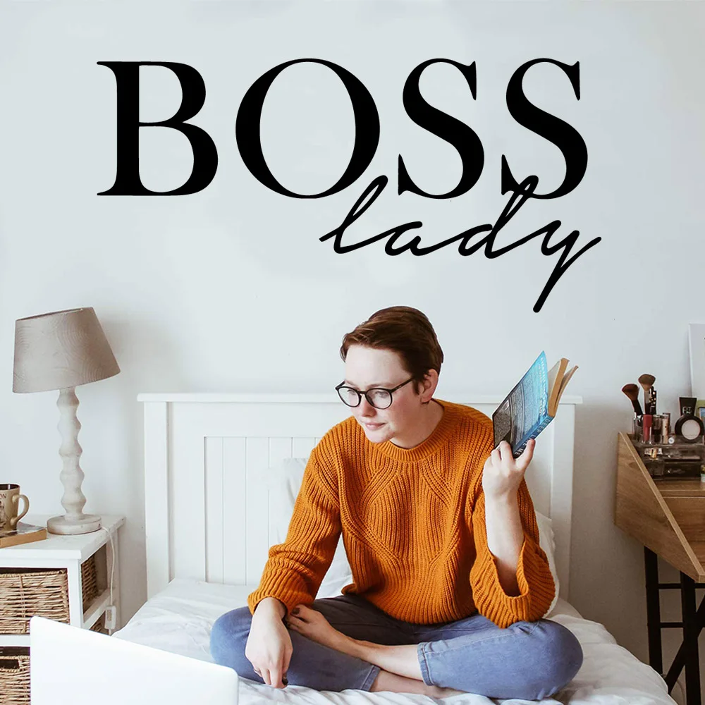 

Funny boss Wall Decal Art Vinyl Stickers For Kids Room Decoration Background Wall Art Decal Bedroom Mural naklejki na sciane