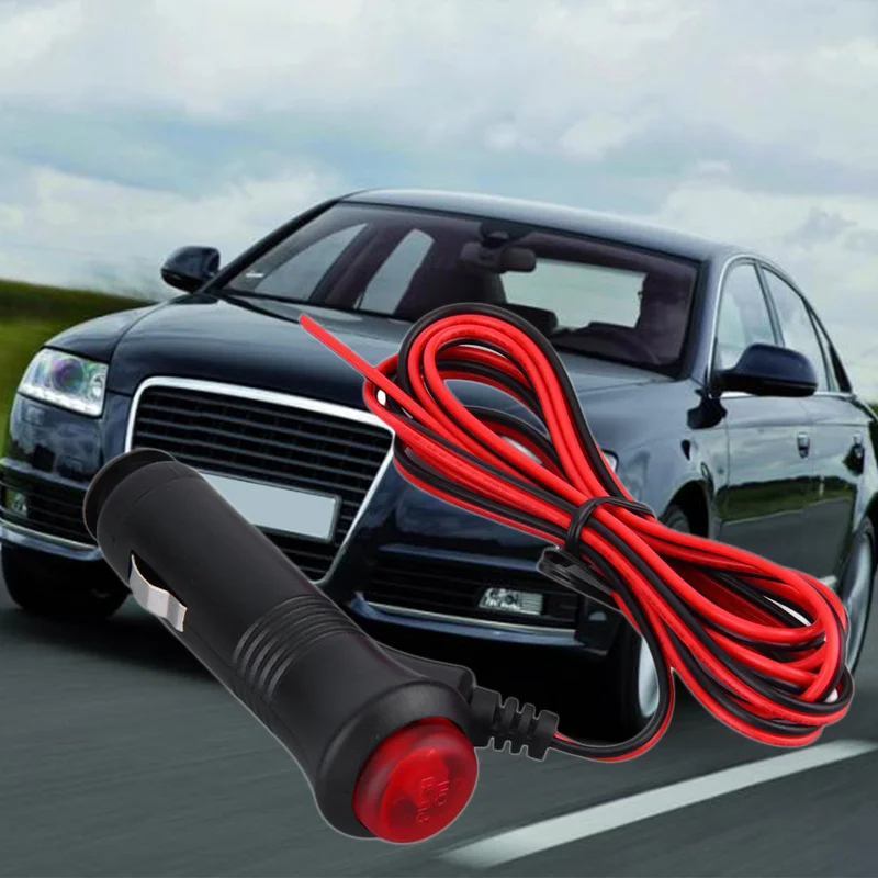 Разъем для автомобильного прикуривателя мотоцикла с выключателем 1 5 м