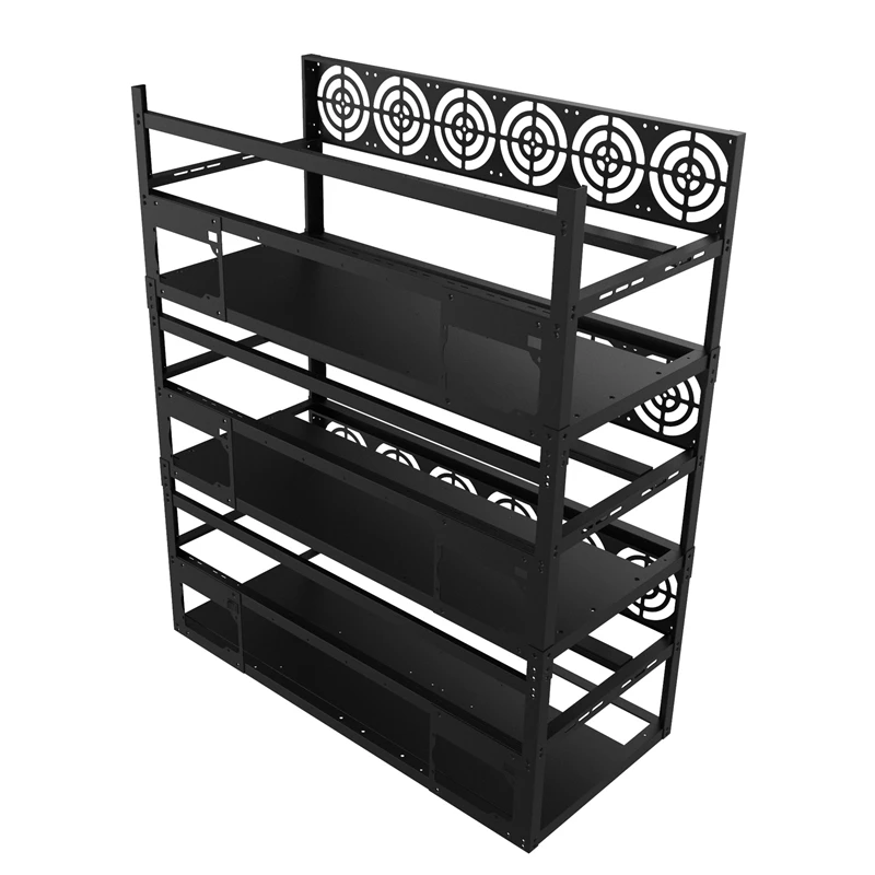 Mining Rig Case PC Server Rack Crypto Coin Open Air Frame 12 GPU Case ATX Fit ETH BTC XMR RX 470 580 GTX 1060 1080 P106 36 Card Mining Rig Case PC Server Rack Crypto Coin Open Air Frame 12 GPU Case ATX Fit ETH BTC XMR RX 470 580 GTX 1060 1080 P106 36 Card