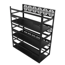 Crypto Coin Open Air Mining Frame Rig PC server rack 12 GPU Case ATX Fit ETH BTC XMR RX 470 580 GTX 1060 1080 P106 36 card miner