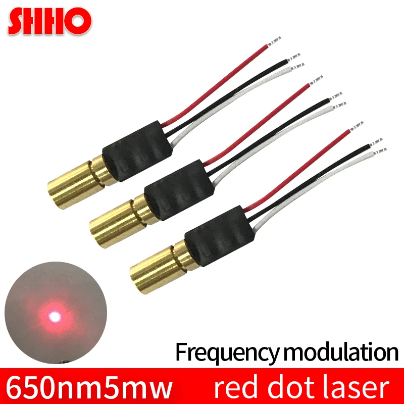 Частота модуляции 650nm 5 мВт red dot лазерный модуль TTL небольшой драйвер pwm