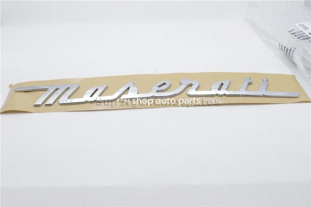 

For MASERATI QUATTROPORTE 4.2/4.7 GRANTURISMO REAR EMBLEM BADGE#67224500