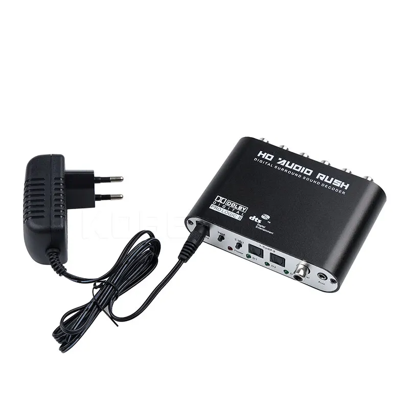 Caldecott 5 1 CH аудио декодер SPDIF коаксиальный к RCA DTS AC3 оптический цифровой усилитель