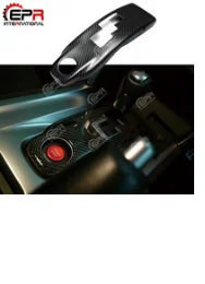 Автомобильный-Стайлинг углеродное волокно внутренняя дверная ручка объемная глянцевая отделка внутренняя отделка гарнир волокна Дрифт часть для Nissan R35 GTR