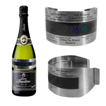 

Stainless Steel LCD Digital Display Red Wine Bottle Thermometer