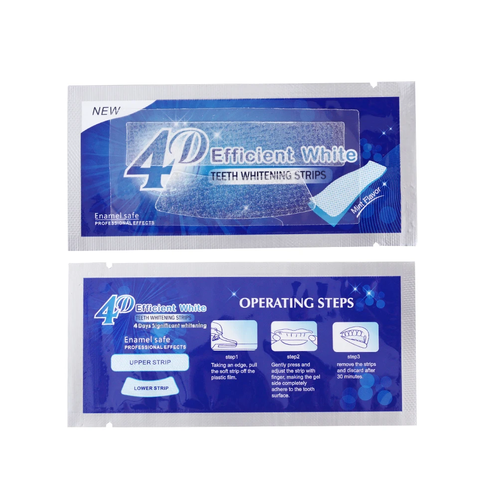 AZDENT 3 коробки 3D обновленные 4D зубы отбеливающие полоски 14 мешков/28 полосок отбеливания зубов эффекты отбеливание зубов Advanc