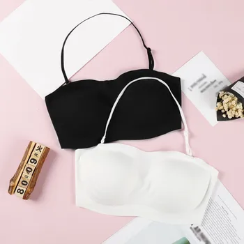 

1PC Women Sexy Lingerie Fashion Summer Type Non-slip Upper Support Invisible Gathered Bra Women Underwear Hot Sale