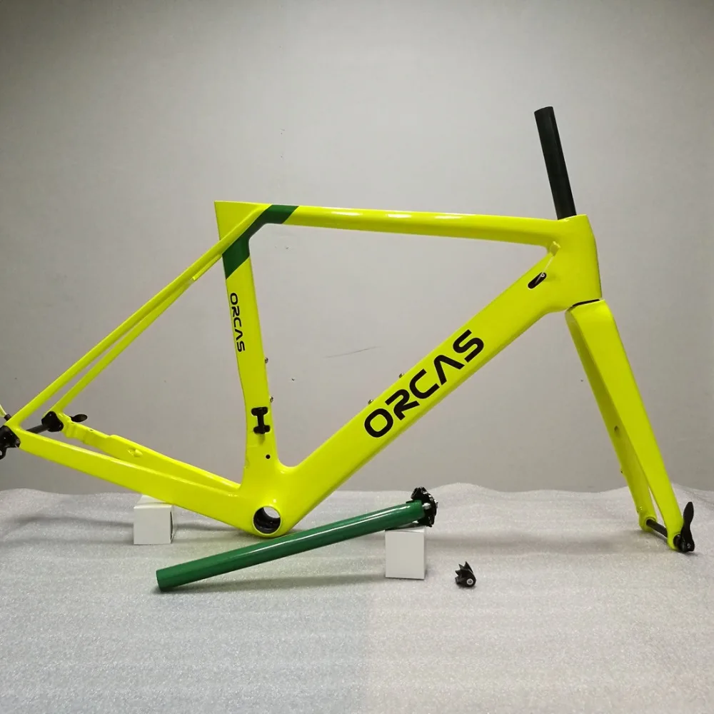 

FREE SHIPPING 2019 Super Light T800 Carbon Road Bike disc brake Frameset