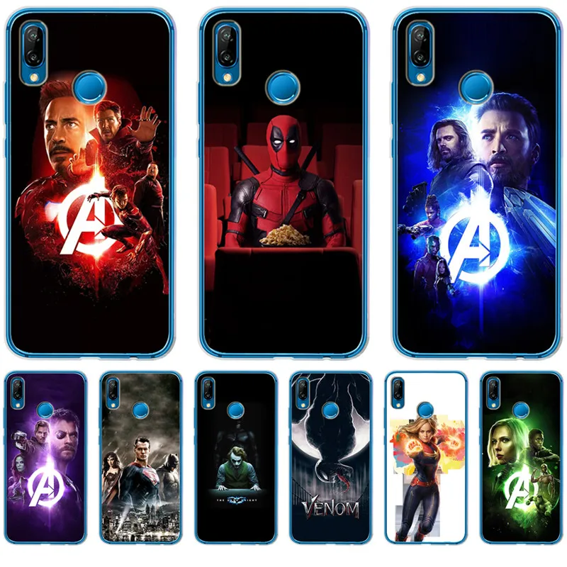 

Luxury Marvel Avengers Justice League hero For Huawei Mate 9 10 20 P8 P9 P10 P20 P30 P Smart Lite Plus Pro Case Cover Coque Etui