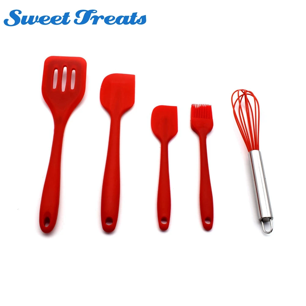 Одобренные силиконовые кухонные инструменты Sweettreats набор силиконовых кухонных