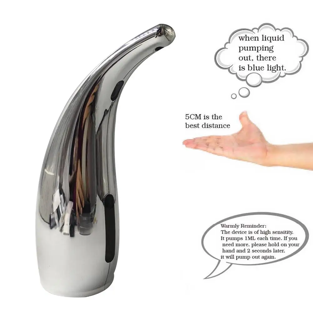 

300ml ABS Automatic Smart Sensor Liquid Soap Dispenser Kitchen Bathroom Gadget