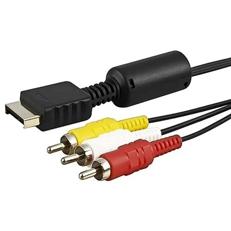 

New Arrival 1.8M Audio Video AV Cable to RCA For PS2 PS3 For PlayStation SYSTEM Game Cable