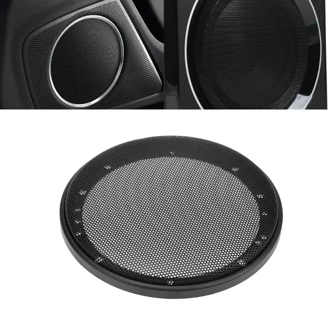 Zoll 16 Cm Durchmesser Schwarz Auto Lautsprecher Abdeckung Runde Metall Mesh Auto Subwoofer Zoll 16 Cm Durchmesser Schwarz Auto Lautsprecher Abdeckung Runde Metall Mesh Auto Subwoofer