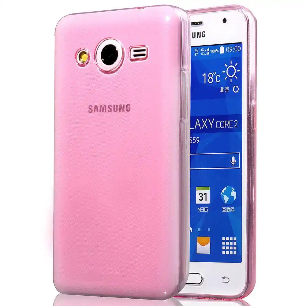 Back Case For Samsung Galaxy Core Ii Dual Sim Sm G355h Blue Maxbhi Com