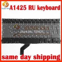 RU Russian keyboard For Apple Macbook Retina A1425 Russia Keyboard Replacement late 2012 early 2013year with screw driver
