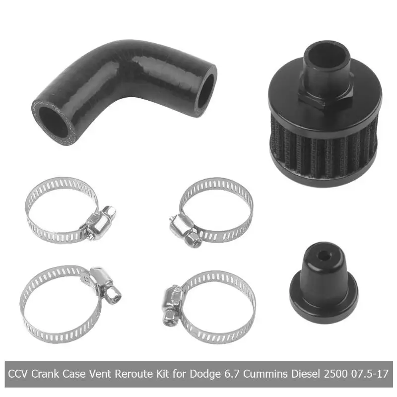 CCV Crank Case Vent Reroute комплект для Dodge 6,7 Cummins дизель 2500 07,5-17