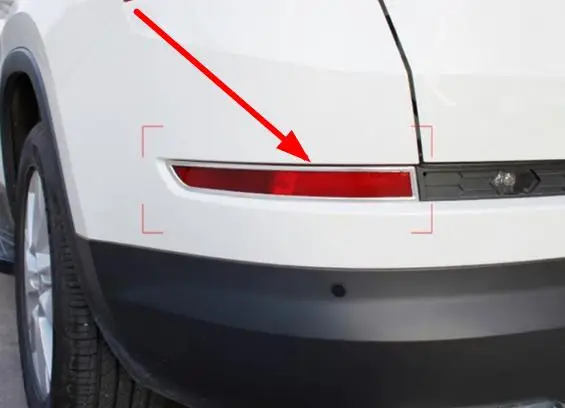 

Stainless steel Chrome Rear Fog Light Lamp Cover Trim accessories For SKODA KODIAQ 2017 Car styling