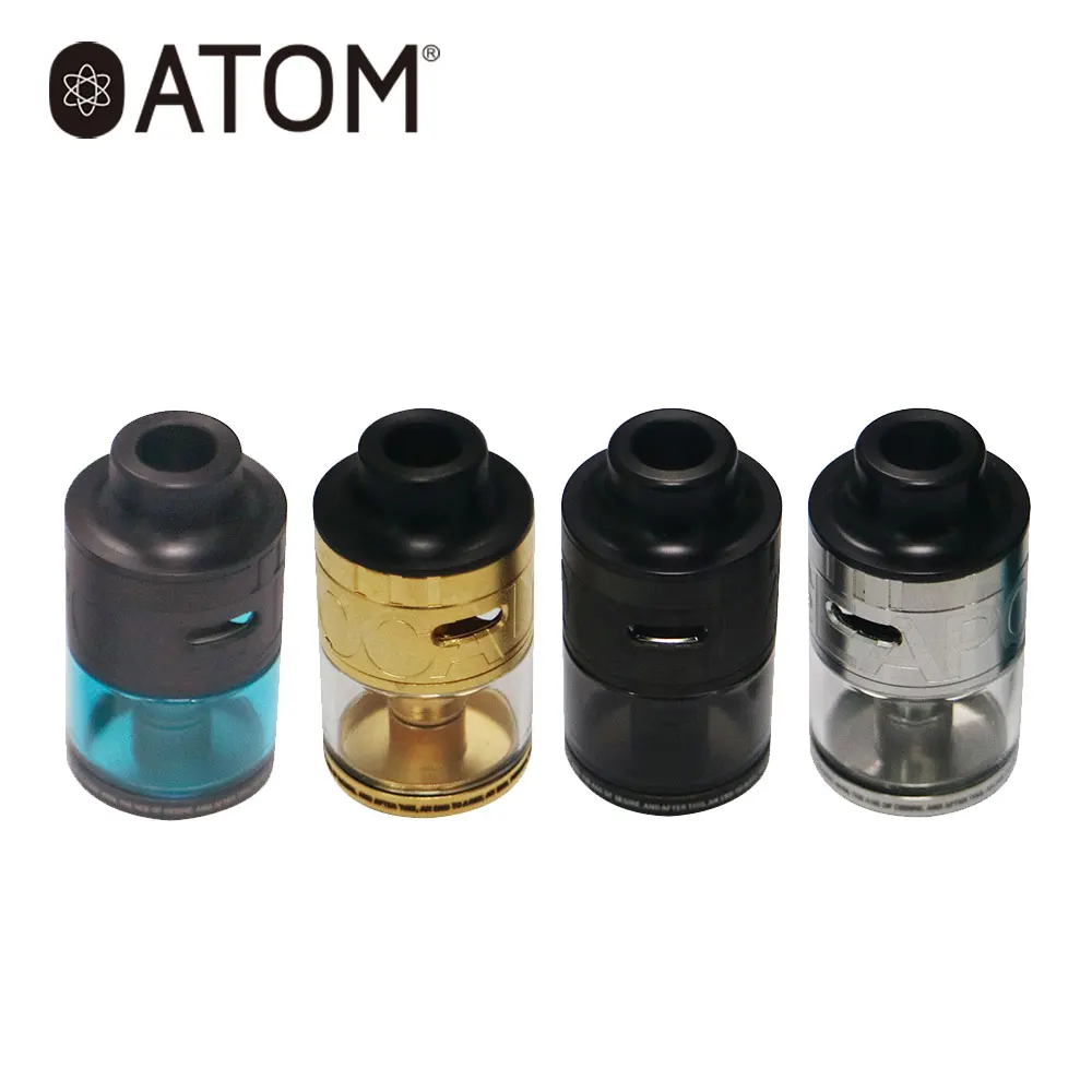 

Original Atomvapes Apocalypse RDTA with 4ml Capacity & 2 Posts 4 Holes Build Deck & Adjustable Side Airflow Control E-cig Tank