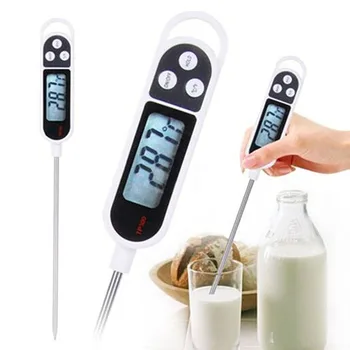 

Digital Food Thermometer BBQ Cooking Meat Measure Hot Water Thermometer with Probe Kitchen Tool
