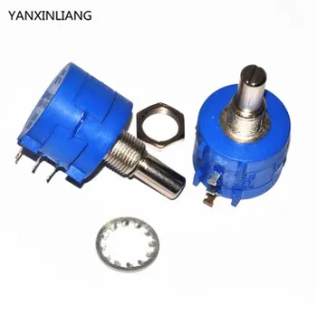 

2PCS 3590S 10K 3590S-2-103L 10k Ohm 10 Turn Variable Resistor Potentiometer ( 100K 100R 200R 500R )