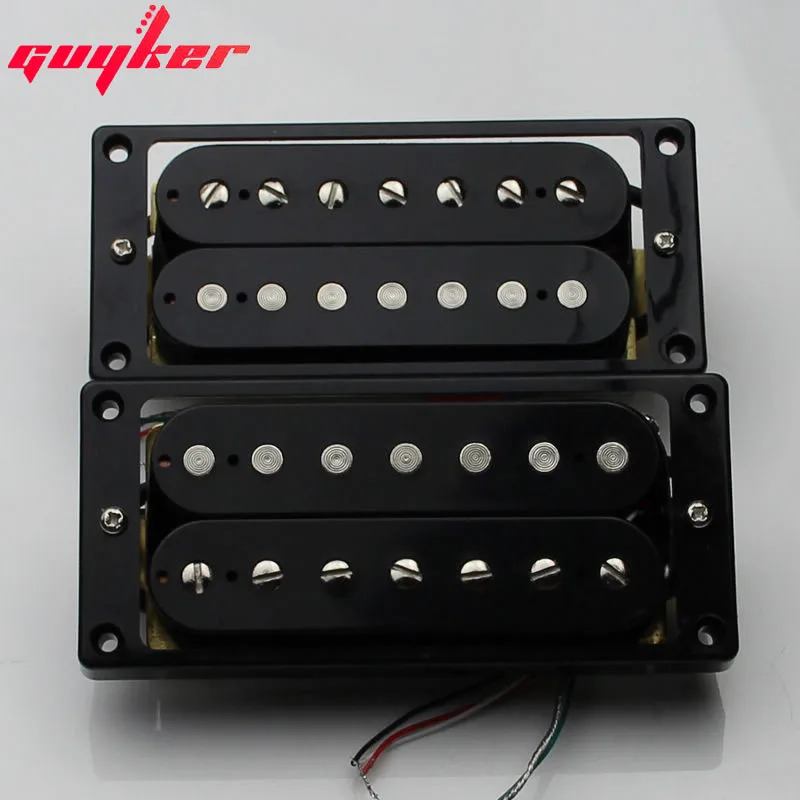 A Set Black 7 String Humbuke Guitar Pickup Open Double Pickup Korean