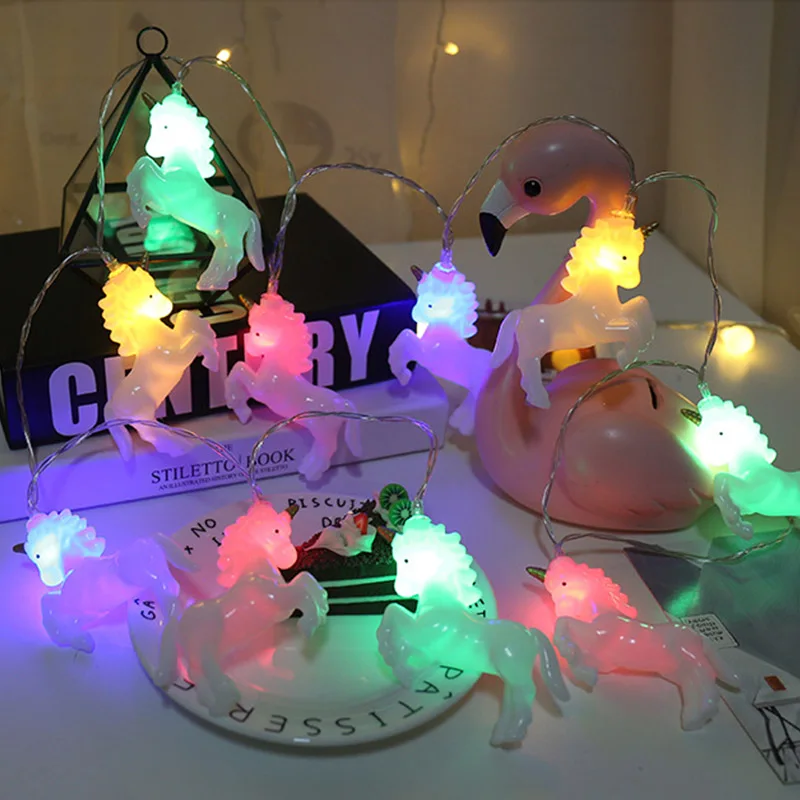 

Unicorn Luminary LED Lights Home Decor String Fairy Light night light LED Desk Lamp String Light Christmas Outdoor Indoor Lamp