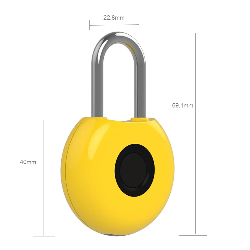 Блокировка отпечатков пальцев Противоугонный замок багажная сумка замок умный замок