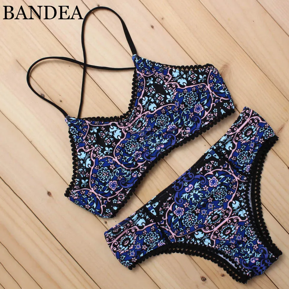 BANDEA Sexy Bikini 2017 Women Swimsuit Push Up Swimwear Female Brazilian Bikini Set Bandeau Summer Beach