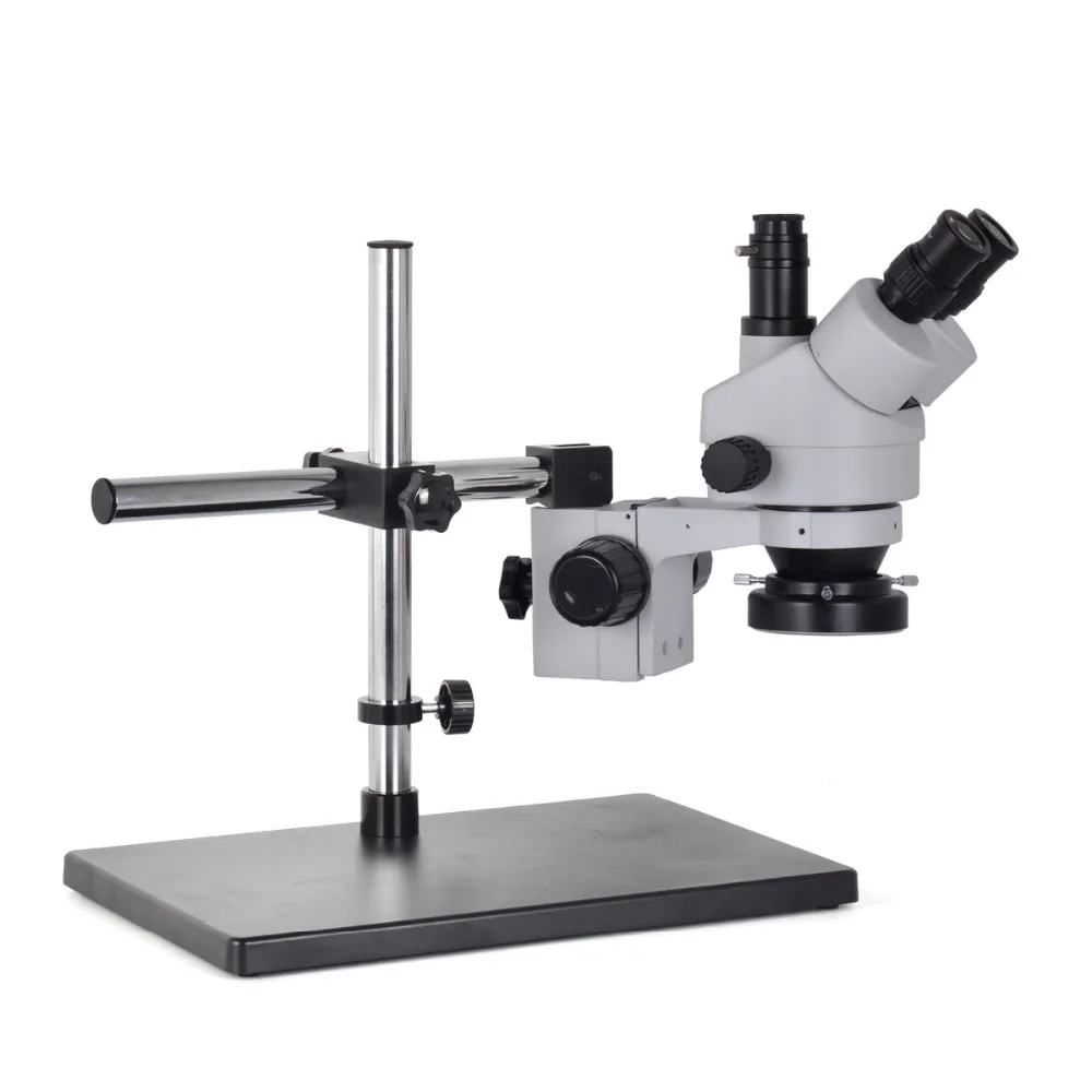 7X 45X Table Pillar Stand Zoom Magnification Binocular