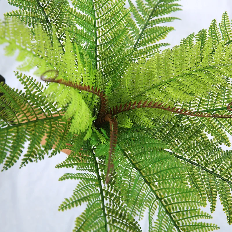 CHENCHENG 110 см имитация персидских листьев на стену искусственные растения газон листья зашифрованные зеленые растения поддельные персидский папоротник