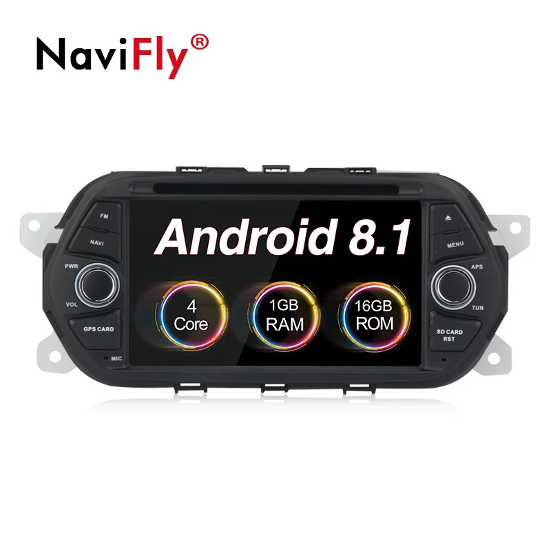 Sale Navifly Android 8.1 Car Multimedia DVD Radio Player for FIAT TIPO EGEA 2015 -2017 with BT Wifi GPS navigation USB SD HD1024*600 0