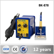 BK-878 два в одном цифровом дисплее паяльник, запасные части сварочный стол ремонтный инструмент Тайвань