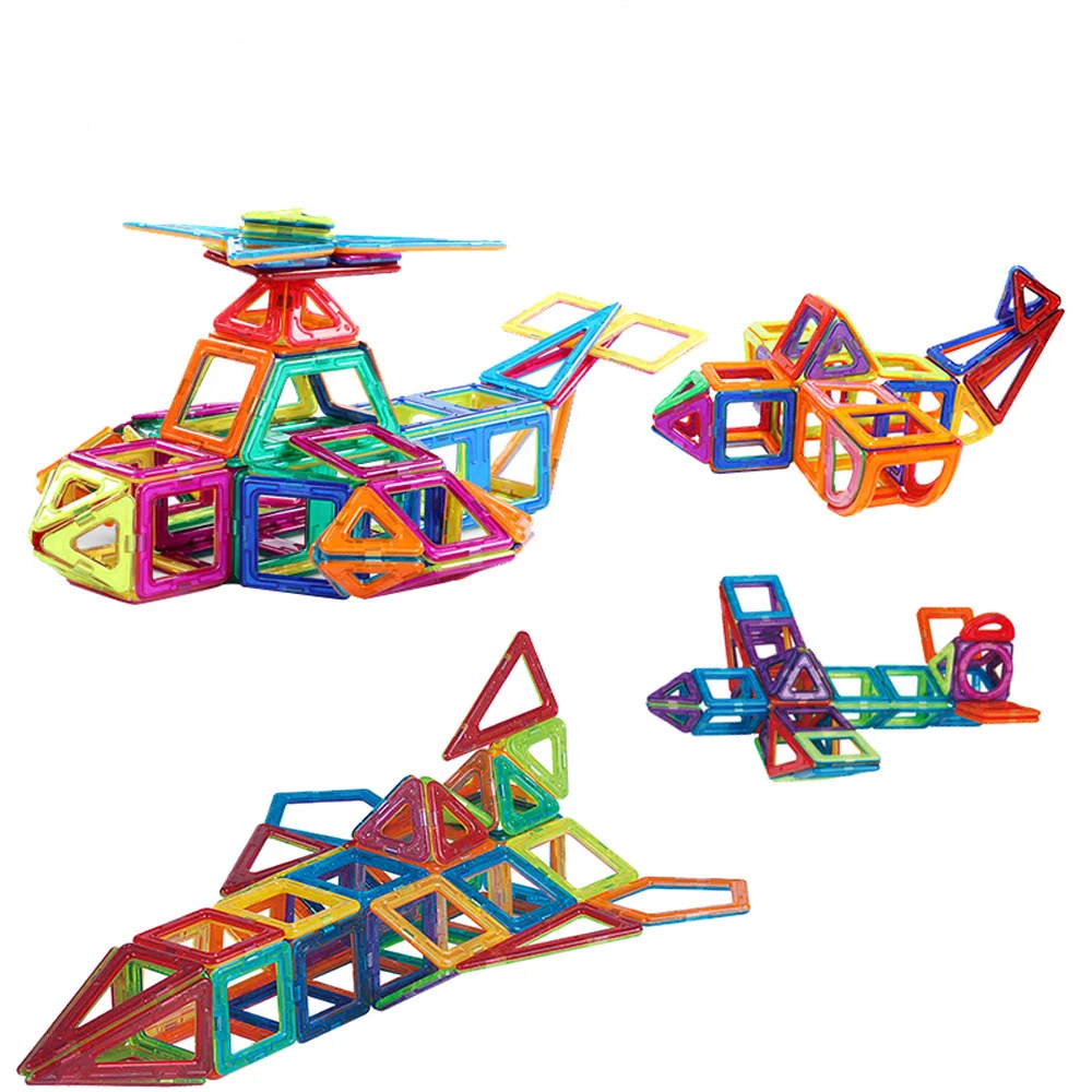 

Kids Toys 10-48PCS Standard Size Magnetic Designer Building Blocks Bricks Educational Model Building Toys For Children