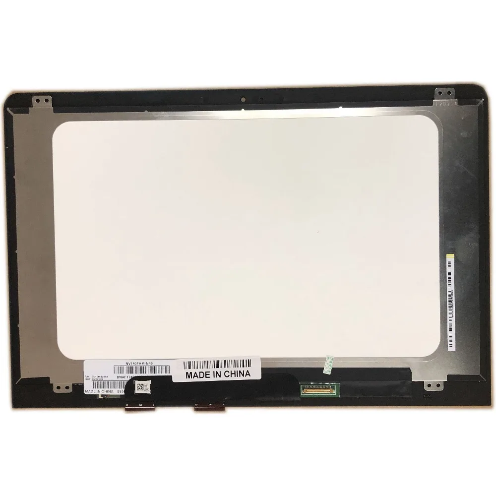 For Asus VivoBook Flip 14 TP410UA TP410U NV140FHM-N49 LCD SCREEN Glass Touch Digitizer Assembly For Asus VivoBook Flip 14 TP410UA TP410U NV140FHM-N49 LCD SCREEN Glass Touch Digitizer Assembly