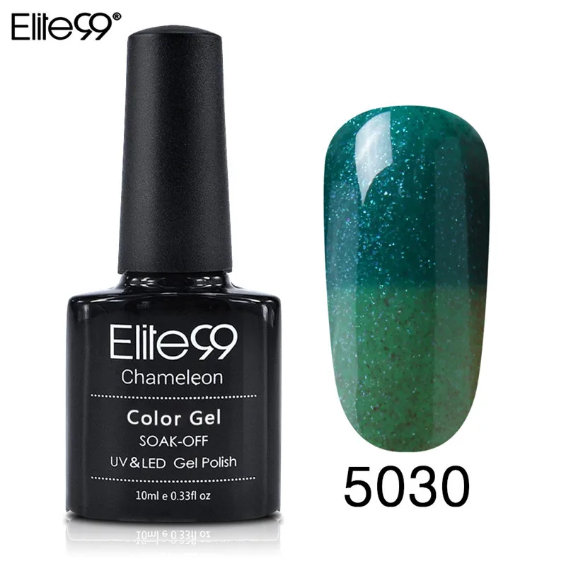 Elite99 замачиваемый 100 цветов УФ Гель-лак для ногтей изменение температуры Цвет Гель-лак термо Полупостоянный Лаки УФ-гель для ногтей - Цвет: 5030