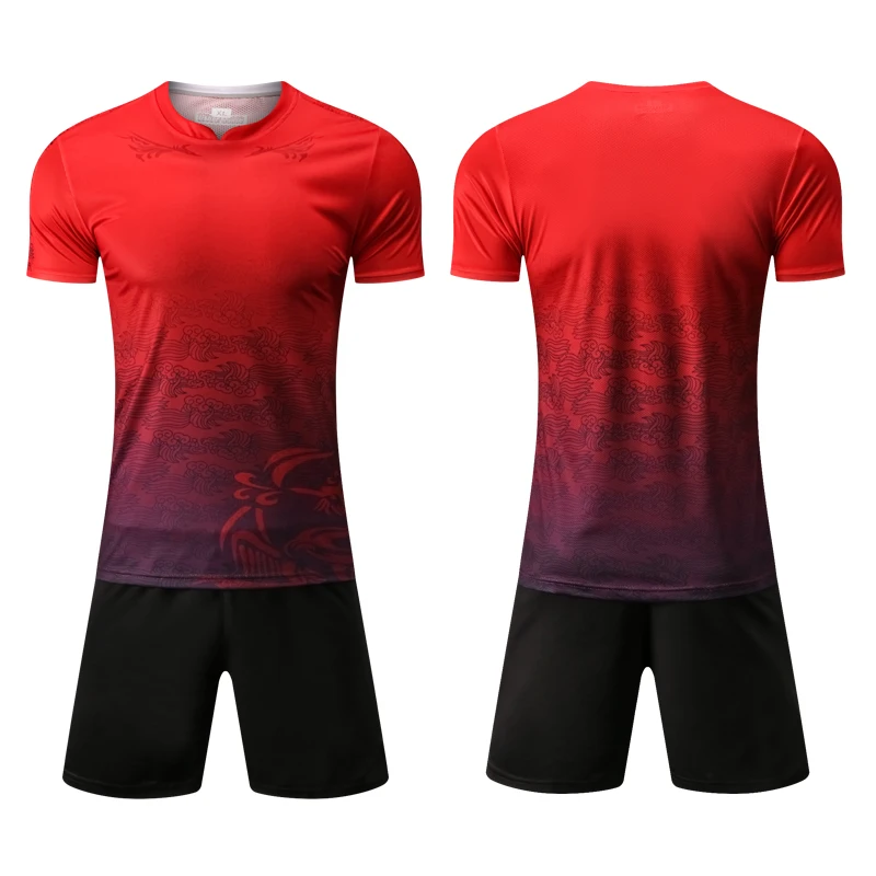 

Kids Men Soccer Sets Survetement Football Shirts Sport Kit Soccer Jerseys Uniforms Tracksuit Uniforms Team Customized Draw Print